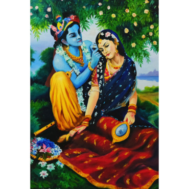 Realistic Art  Lord Radha Kishan