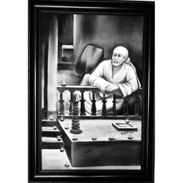 Realistic Art Shirdi Sai Baba Blessings From Dwarika Maai