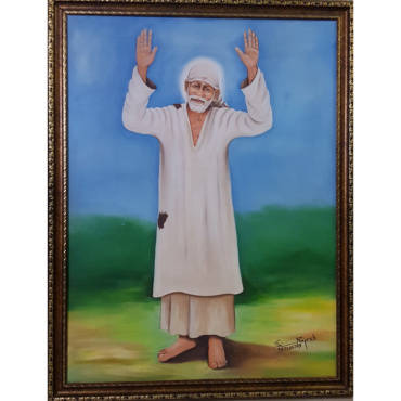 Realistic Art Shirdi Sai Baba Blessings