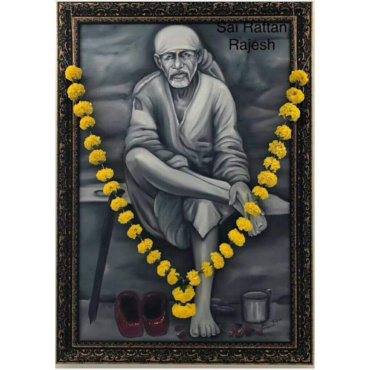 Realistic Art Shirdi Sai Baba Portrait