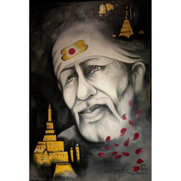 Realistic Art Shirdi Sai Baba Relation India Vs  Banko
