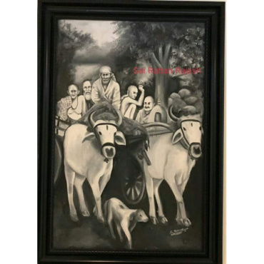 Realistic Art Shirdi Sai Baba Traveling Barat