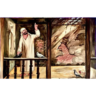 Realistic Art Shirdi Sai Baba's Original Dwarika Maai