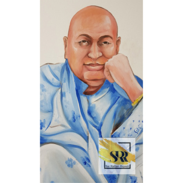 Realistic Art Guruji Portrait