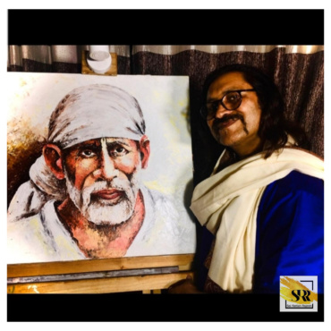 Realistic Art Shirdi Sai Baba Face