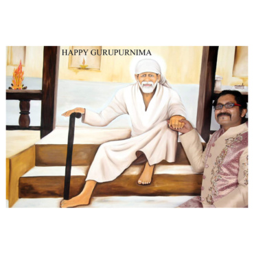 Realistic Art 3D Shirdi Sai Baba