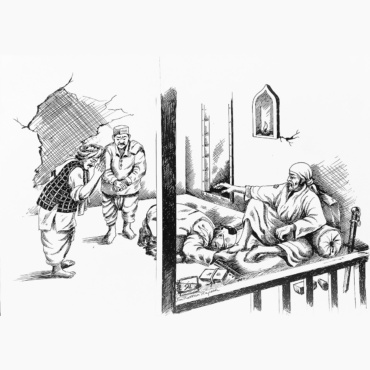 Sai Baba Sketch Drawing 0001