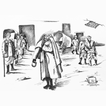 Sai Baba Sketch Drawing 0002