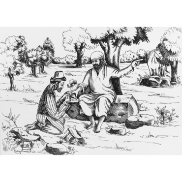 Sai Baba Sketch Drawing 0009