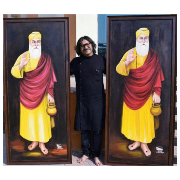 Realistic Art Waheguru Ji